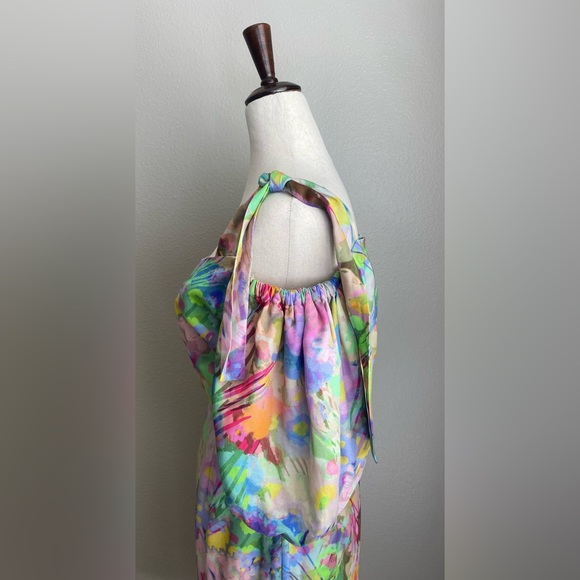 Plenty by Tracy Reese One-Shoulder Puff-Sleeve Dress Sz XS - Picture 13 of 16